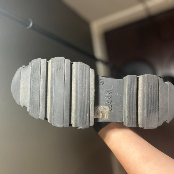 Ganni Women Cleated High Chelsea Boot - Picture 4 of 4